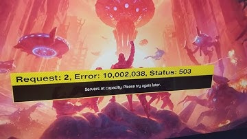 Hoe Helldivers 2-fout 10.002.038 op te lossen | Status 503 Serververbinding | Kan de spellobby ni...