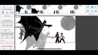 How I made Batman sticknodes animation