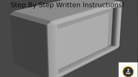 Make a DIGITAL CLOCK in BLENDER!!