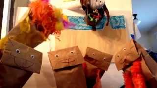 Aztec puppet show