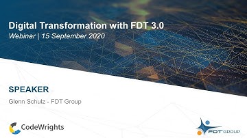 WEBINAR - Digital Transformation with FDT 3.0