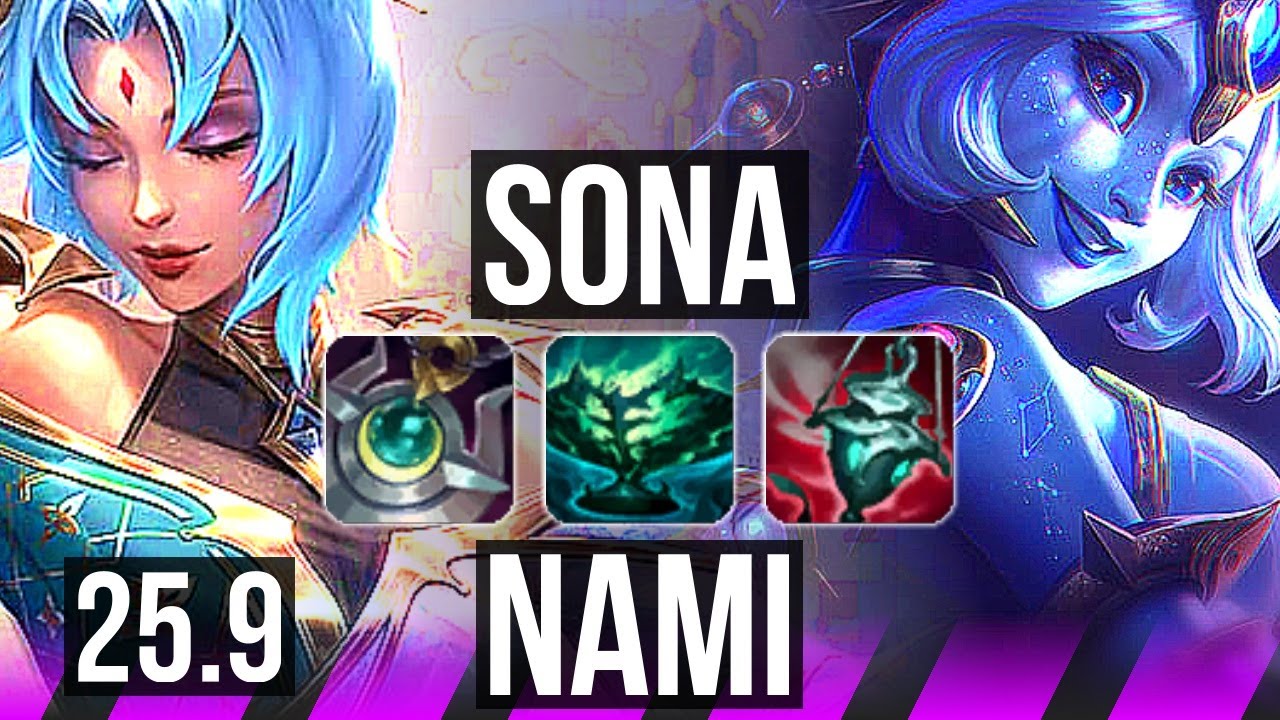 SONA & Ezreal vs NAMI & Draven (SUP) | EUW Diamond | 25.9