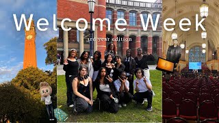 fresher's week at University of Birmingham ⭐︎ | welcome fair, performances, movie nights | uni vlog