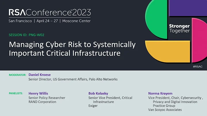 Managing Cyber Risk to Systemically Important Critical Infrastructure