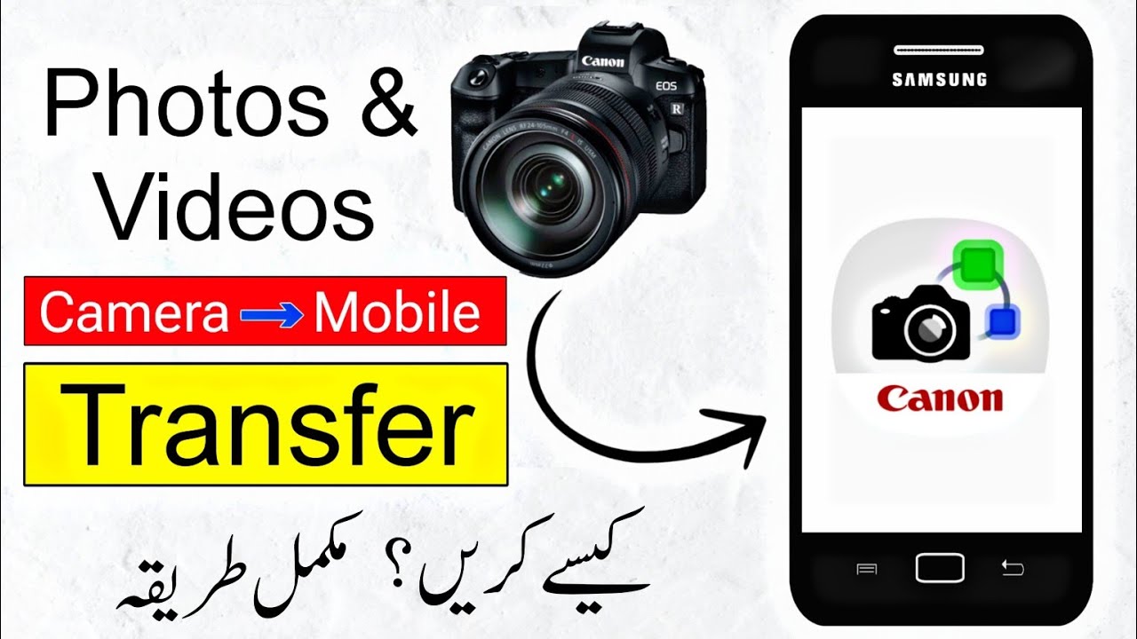 How to Transfer Videos/Photos from Canon Camera to Mobile Canon