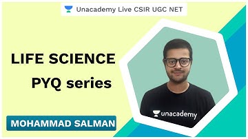 Life Sciences PYQ Series | CSIR UGC NET 2020 | Mohd. Salman | Unacademy Live