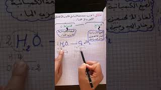 الدرس5:معادلة التفاعل الكيميائي الجزء 1