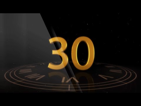 Ten seconds simple countdown opening HD video (EV Countdown)