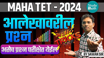 TET 2024 MATHS VIDEO PAPER 1 II GRAPH ALEKH आलेखावरील प्रश्न आता ट्रिक ने I tet questions and answer