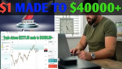 $1 Made to $40000+ On Deriv BinaryOption | Enrol for DROP BINORF Course/VIP⚡ | In Store Now