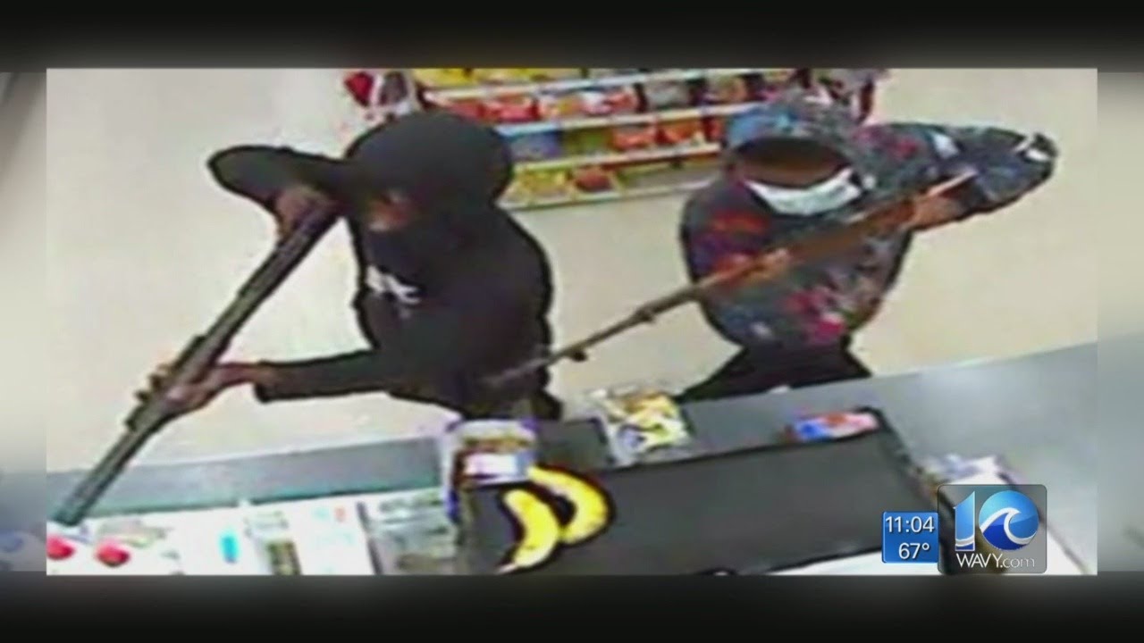 Norfolk police looking for two armed robbery suspects - YouTube