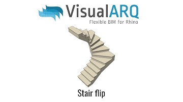 Quick stair flip using VisualARQ