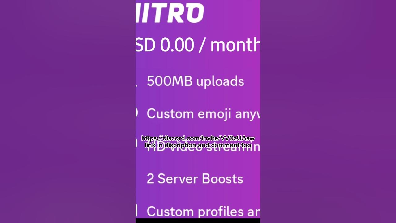 FREE NITRO LEGIT 2024 100 REAL contentcreator nitro shorts trending YouTube