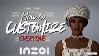 Datos INZOI Townie Customization Tutorial  Actualización