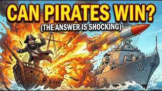 1 Modern Destroyer vs. 40 Pirate Ships - Who Actually Wins