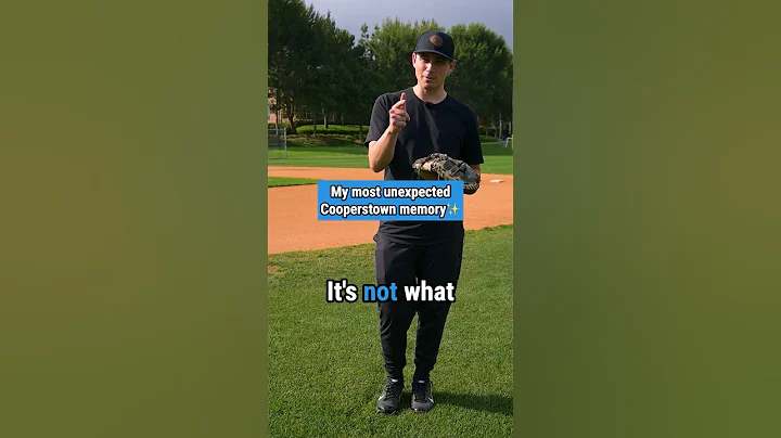 This was my most unexpected memory from Cooperstown 📝Share yours down below⬇️#cooperstown