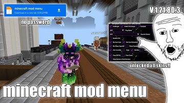 Minecraft Mod Menu: UNLOCK ALL Skins! 🔥 (Easy Download)