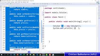 Clases y Objetos en JAVA Crear clases y objetos constructores setter getter toString PARTE 4/6
