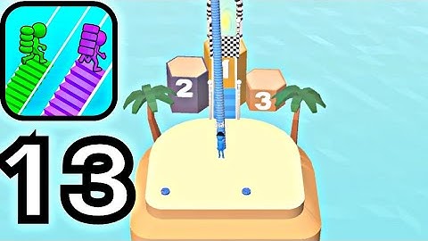 Bridge race - Gameplay Walkthrough Part 13 Best Racing Game (iOS, Android)