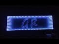 3d mirror LED logo. 3d зеркало LED логотип