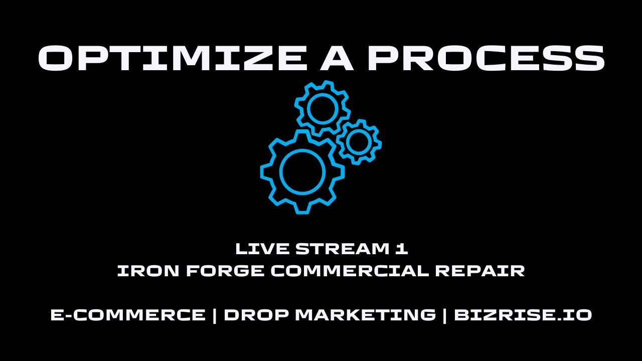 The AI Factory | Optimize a Process | Iron Forge Commercial Repair | E-Commerce | BizRise.io Web App