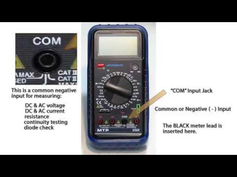 A Basic Explanation of the Digital Multimeter DMM