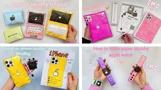 📲making paper iphone squishy & MacBook & iPad & Applewatch| paper squishy | papersquishy,squishy