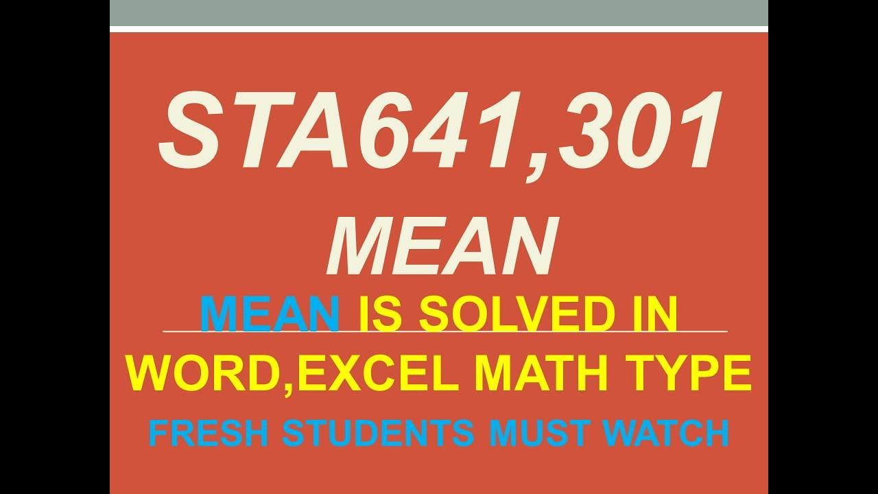 MEAN - YouTube