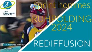 BIATHLON 2024 SPRINT HOMMES RUHPOLDING 2024