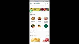 FRESZO Best Fruits and Vegetable delivery App in Delhi screenshot 1