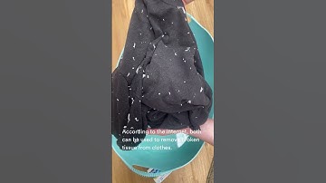 How to remove tissue from clothes