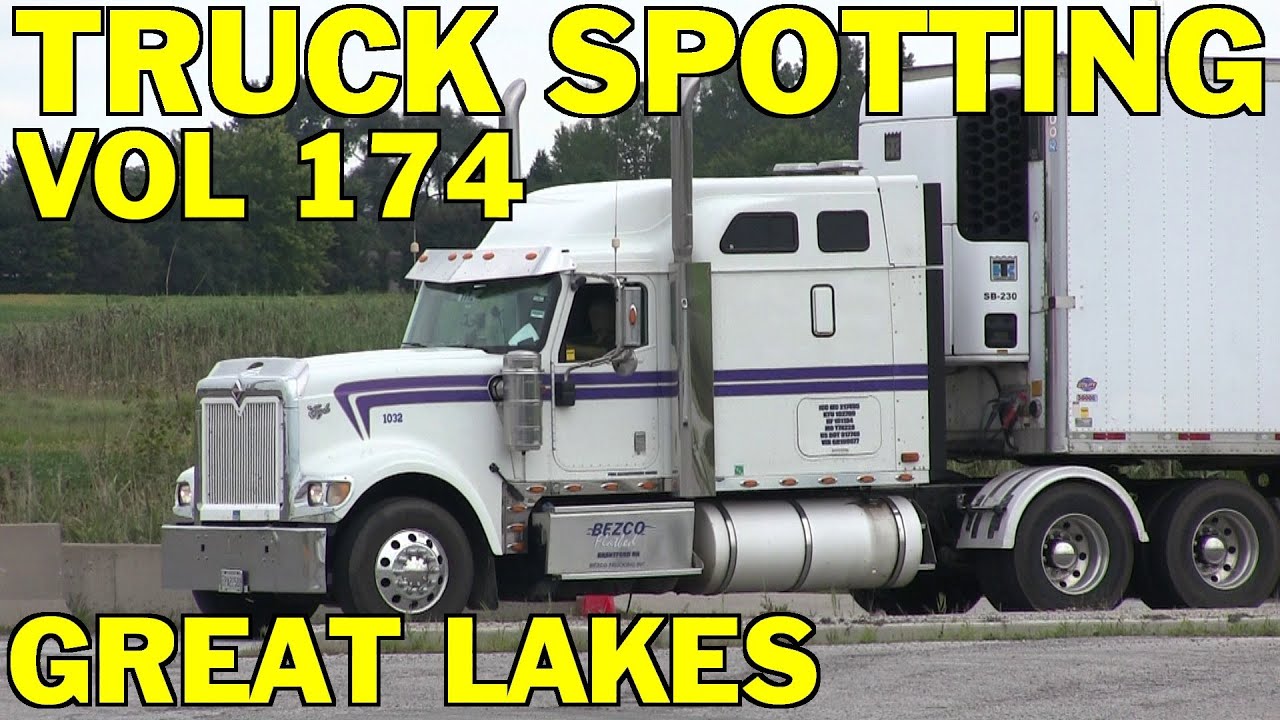 Truck Spotting Great Lakes Vol 174 trucks trucking semitruck YouTube