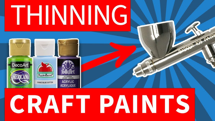 How to thin acrylic paints 