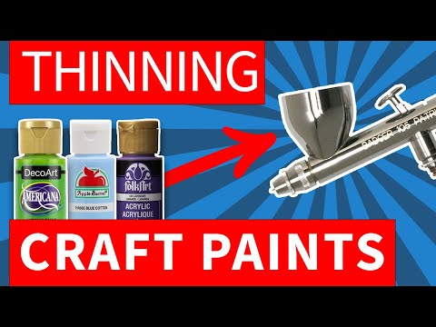 Scale Model Tips - Testing Cheap $1 Craft Store Acrylic Paint To