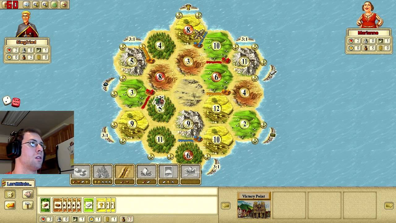 Let's Play Settlers of Catan Part 3: A Fresh Start - YouTube