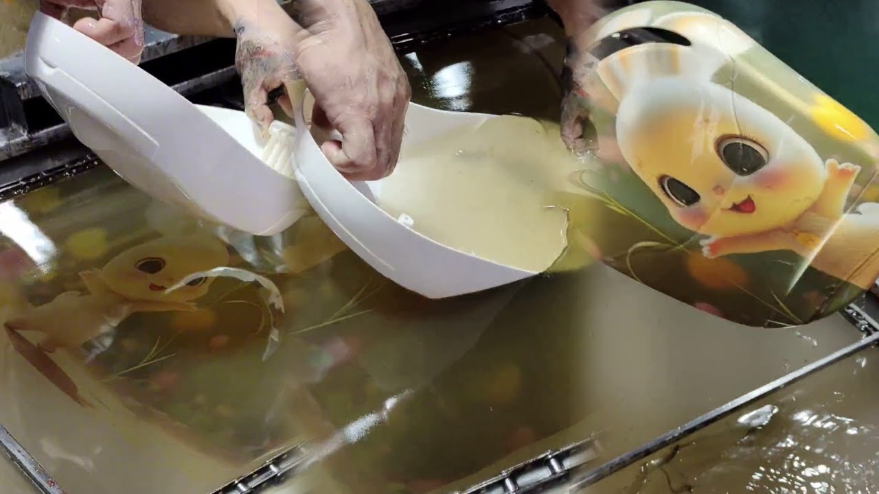 Cute pet pattern personalized water transfer printing 