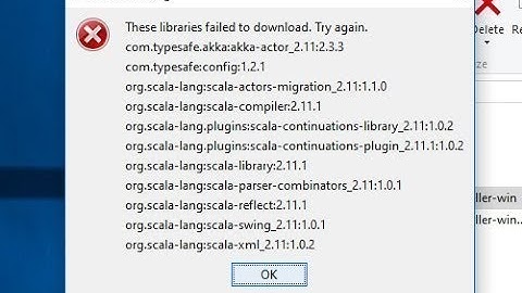 How to fix forge error | These libraries failed to download Try again
