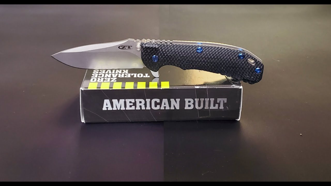 Zero Tolerance ZT 0560 model Knife Hinderer Design - Knife Video Only / No Spoken Words