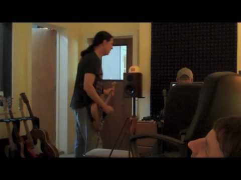 Dan Baird In The Studio Working A Guitar Groove Fo...