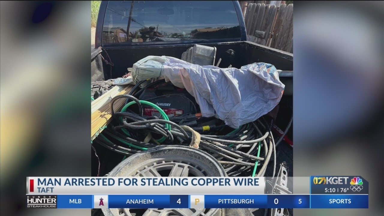 Suspect arrested in string of Kern County copper wire thefts - YouTube