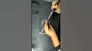 Quick S.M.D IC soldering#soldering #smd #shorts