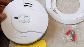 Kidde Smoke Alarm Installation - Model i9010 With 10 Year Sealed Battery