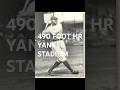Babe Ruth’s 490 Foot HR at Yankee Stadium 1927