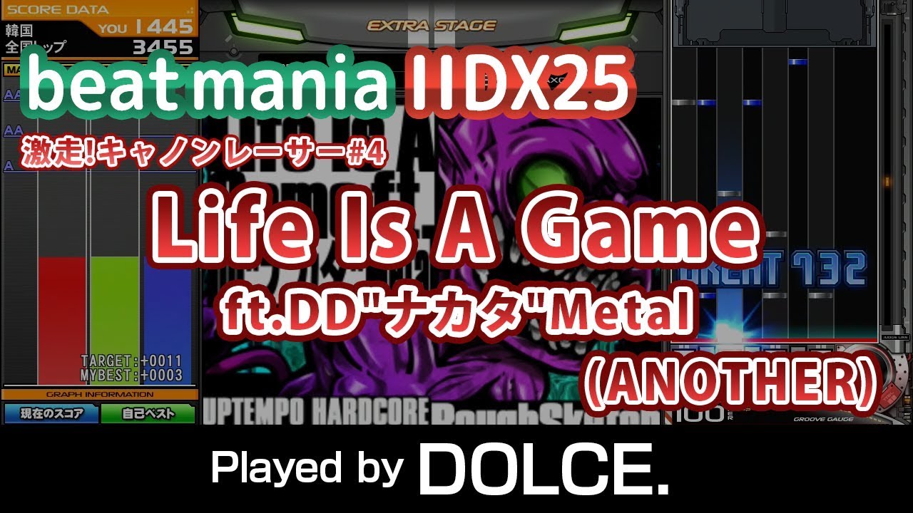Life Is A Game Ft Dd ナカタ Metal A Max 95 Fc Played By Dolce Beatmania Iidx25 Cb Iidx Youtube