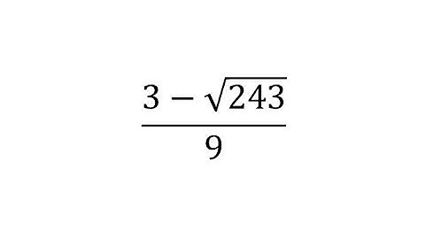 Simplify a Square Root Expression in Quadratic Formula Form (Real, Irrational)