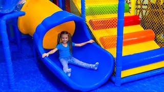 Baby goes to the indoor playgrounds wonderland | Video for children