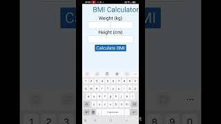 How I Build a BMI Calculator Using Python in Just 30 Seconds! 🐍 | Python Tkinter Project #shorts
