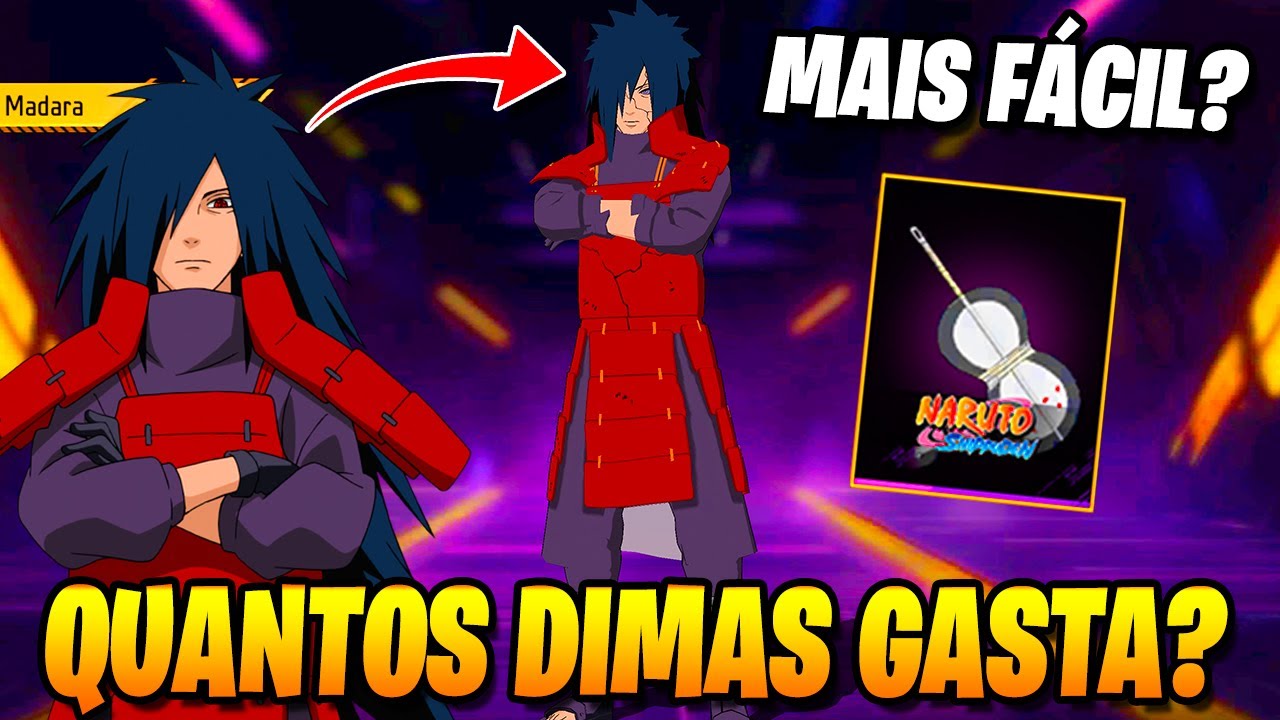 PEGANDO O MADARA, TOKEN ROYALE FREE FIRE, MADARA FF, EVENTO MADARA FREE FIRE