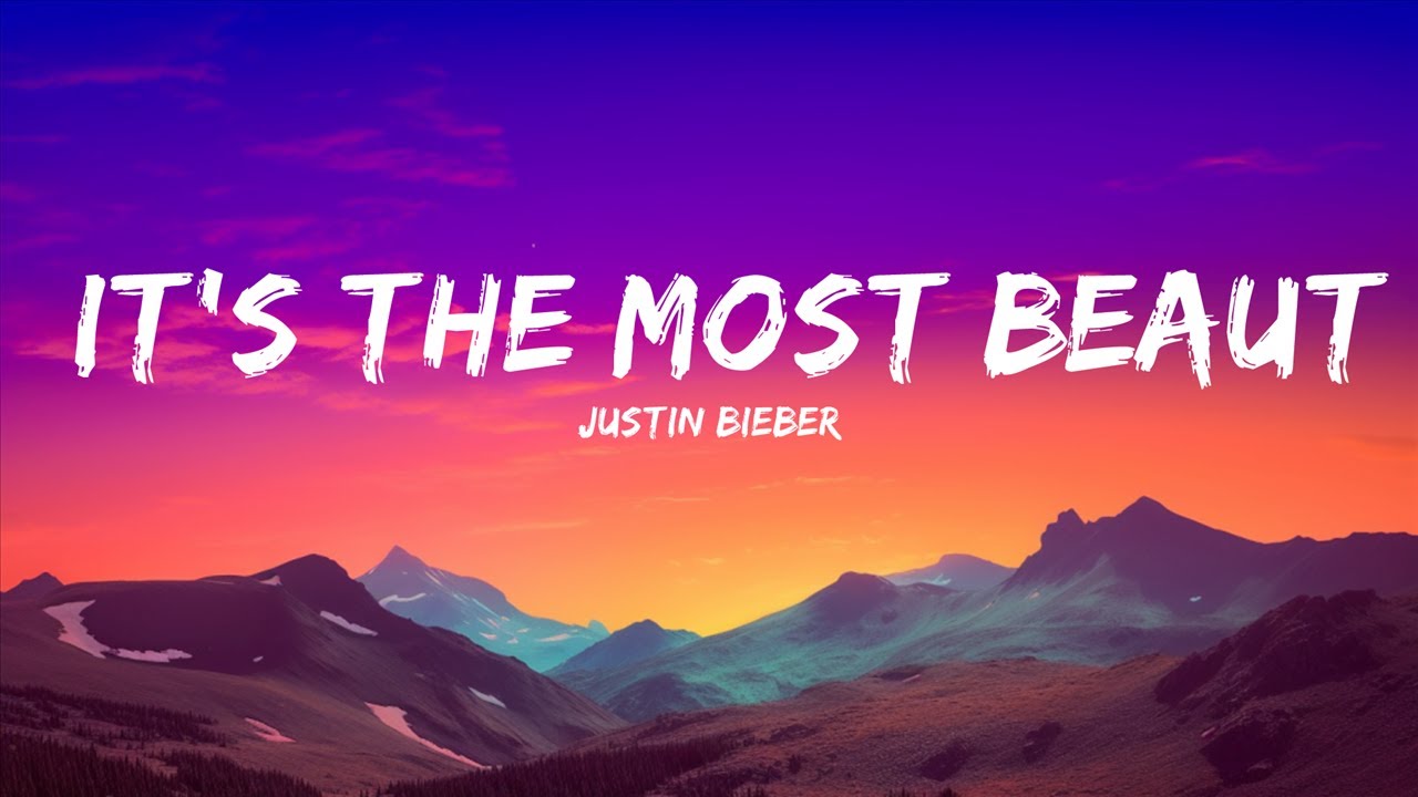 Justin Bieber - It's the most beautiful time of the year (Mistletoe)  (Lyrics) 