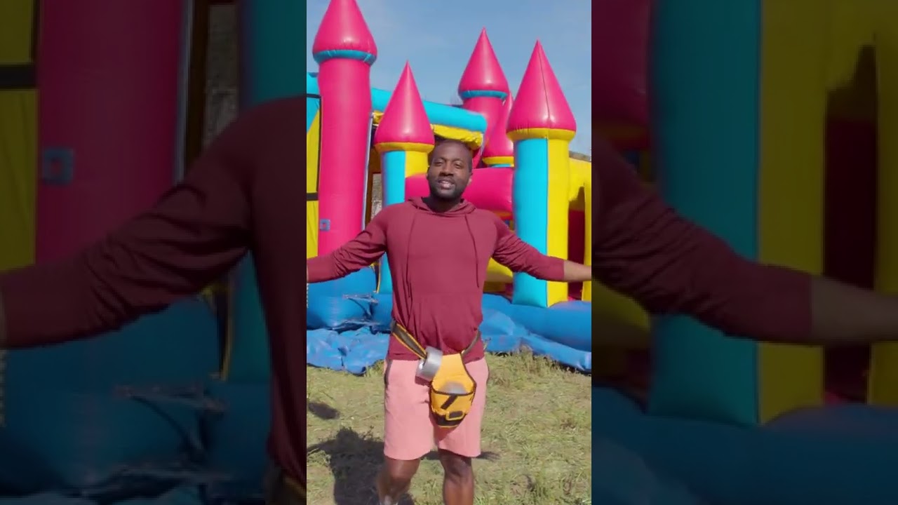 Meet a man living in the world’s first bounce house living community | #Shorts #MiniMocks #DeStorm